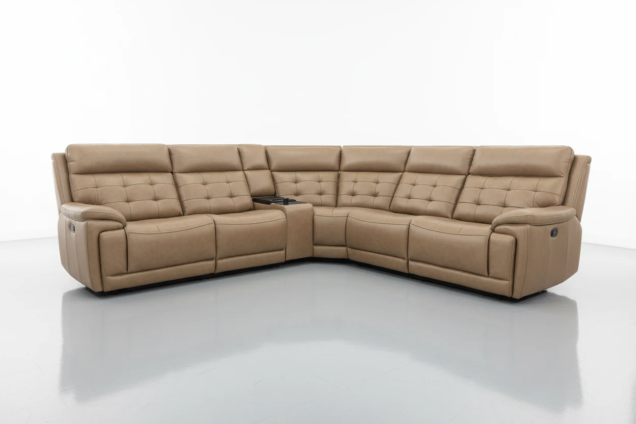 Barcelona Modern Motion Reclining Sectional - Image 2