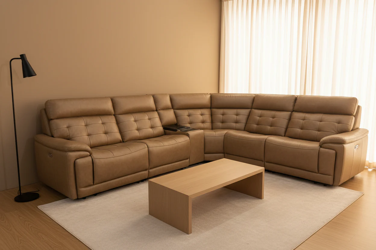 Barcelona Modern Motion Reclining Sectional - Image 3