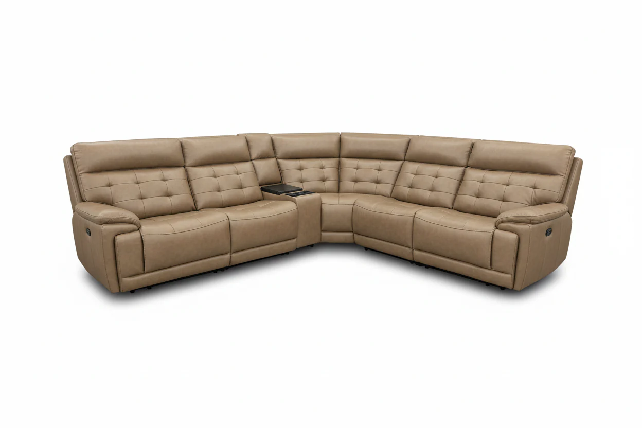 Barcelona Modern Motion Reclining Sectional - Image 4