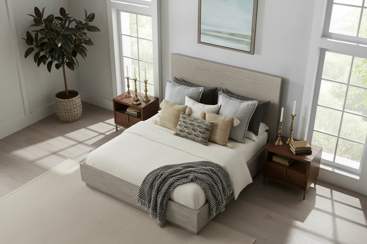 Abbey Modern Platform Bed - Image 9