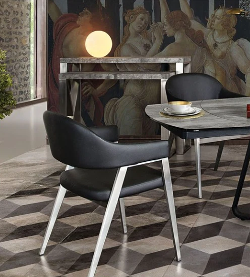 Adele Modern Dining Chair Set of 2 - Image 3