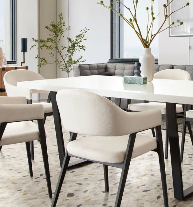 Adele Modern Dining Chair Set of 2 - Image 5