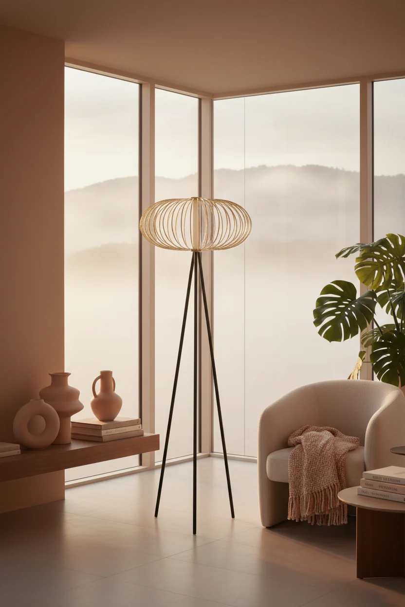 Aether Wire Cage Floor Lamp - Image 12