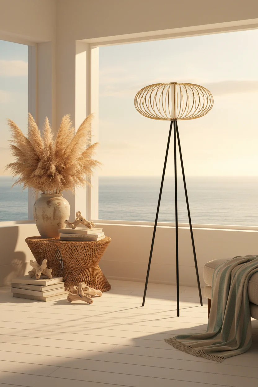 Aether Wire Cage Floor Lamp - Image 4