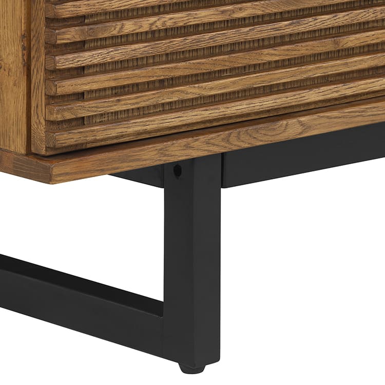 Aldo Ribbed Wood Sideboard - Image 7