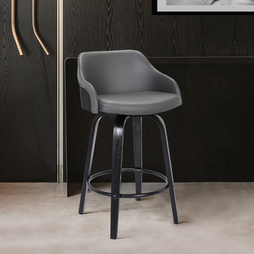 Alec Luxe Swivel Bar Stool - Image 5