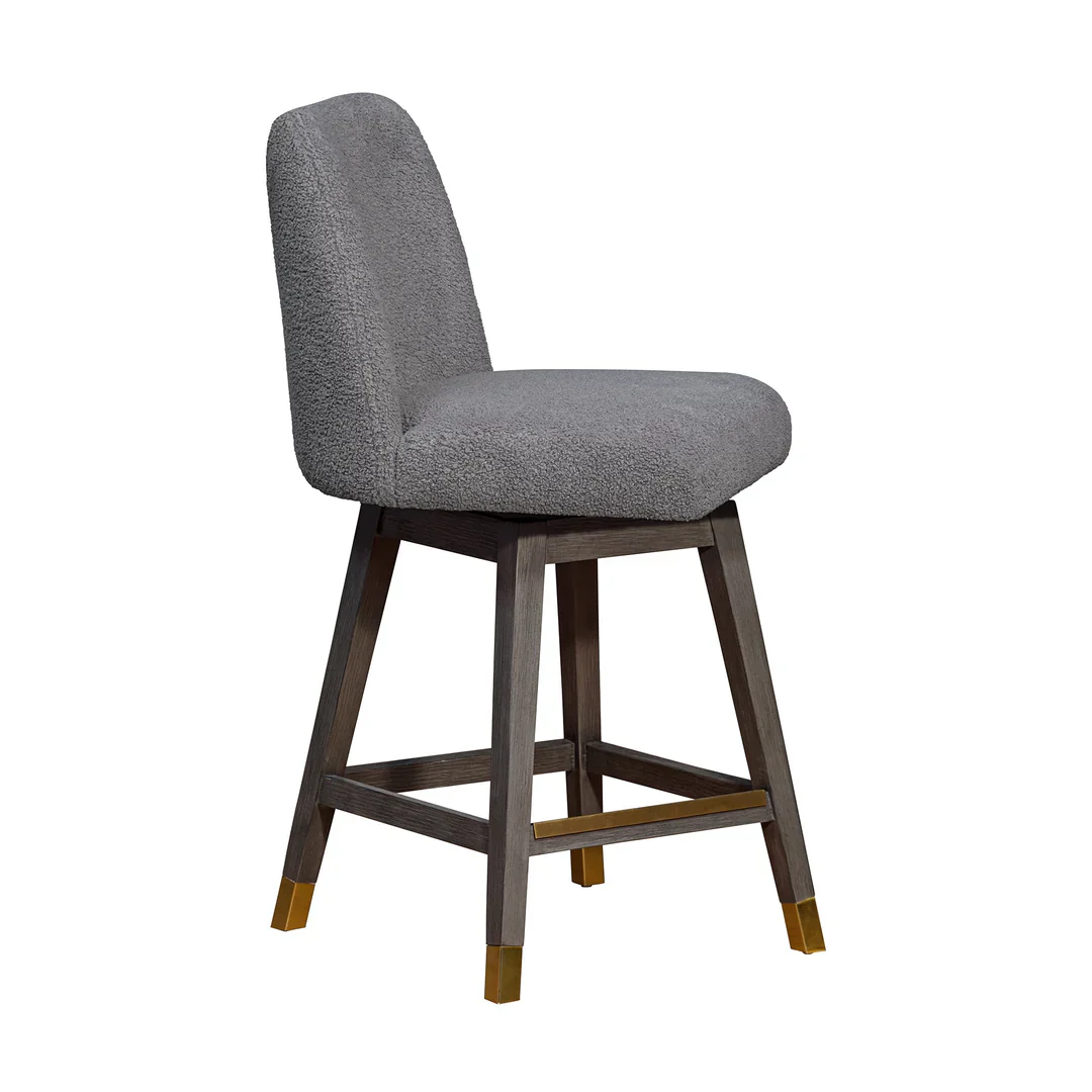 Amelia Modern Upholstered Counter Stool - Image 12