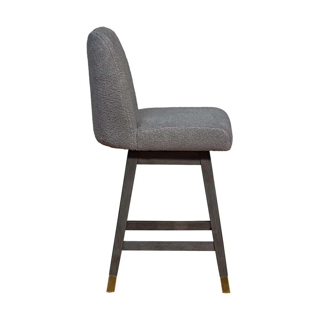 Amelia Modern Upholstered Counter Stool - Image 13