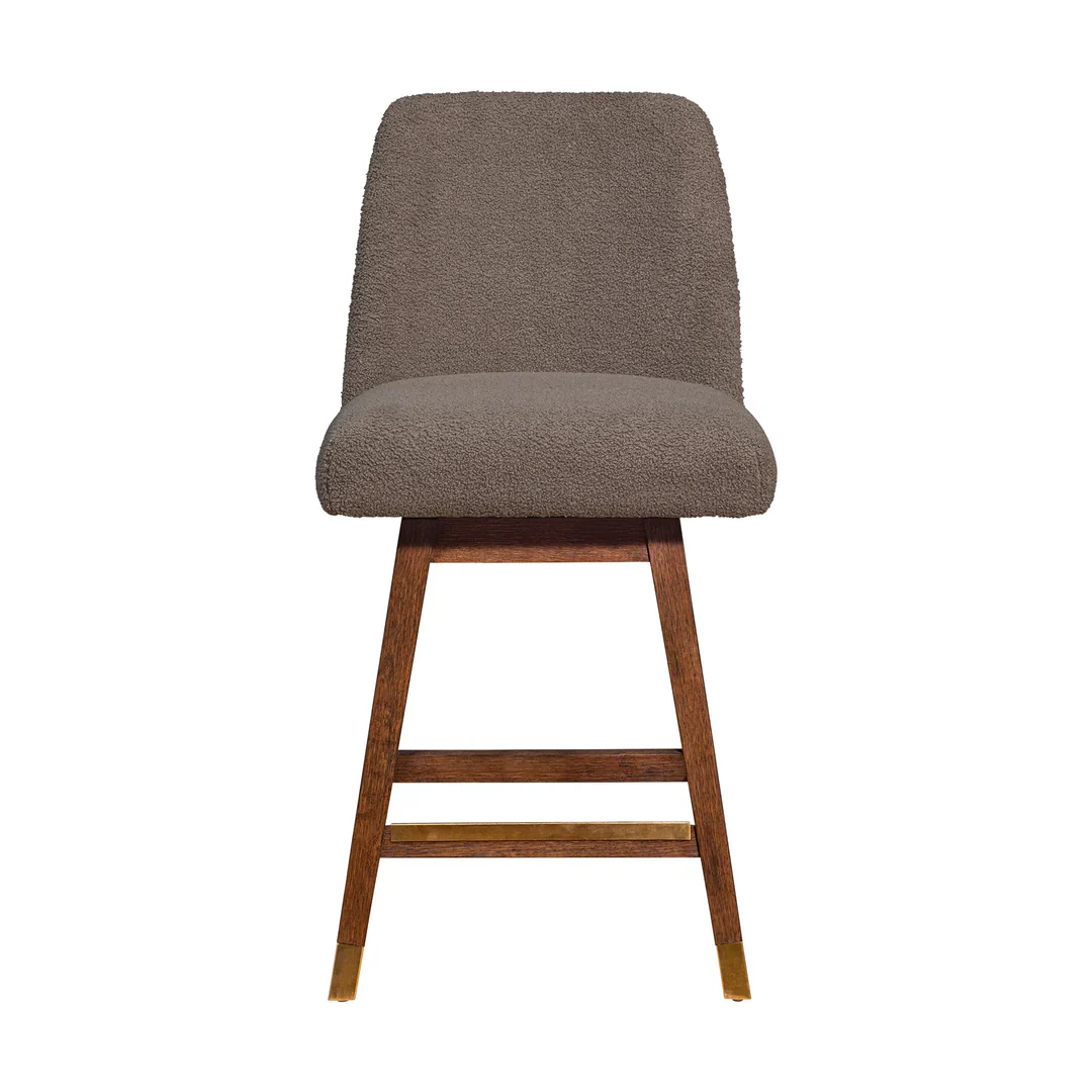 Amelia Modern Upholstered Counter Stool - Image 2