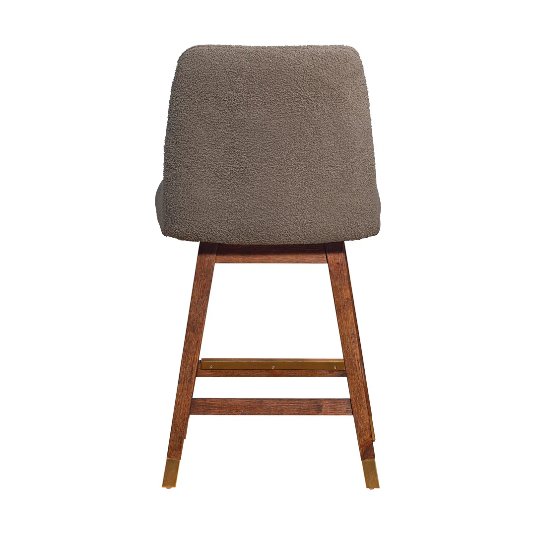 Amelia Modern Upholstered Counter Stool - Image 4