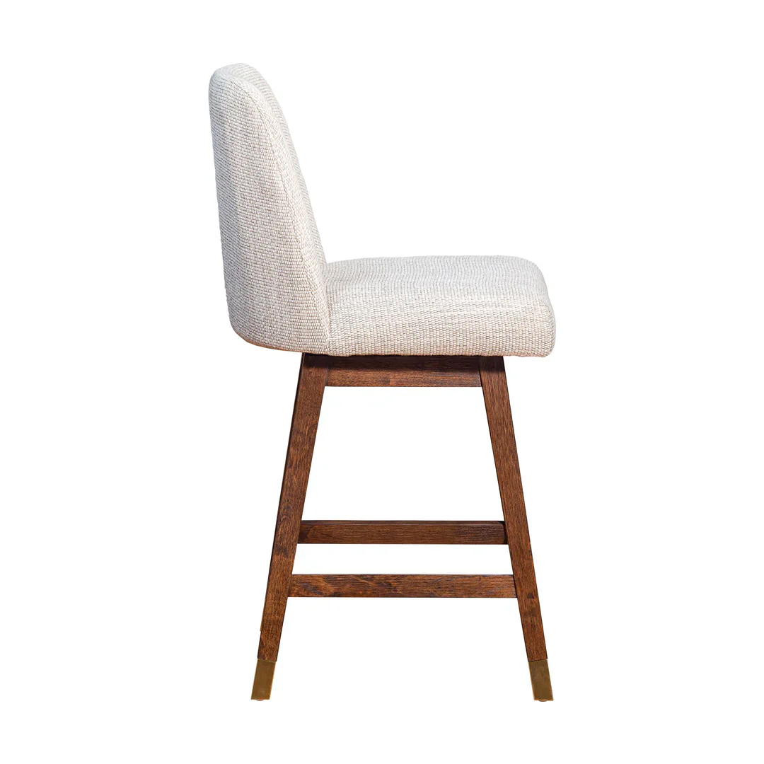 Amelia Modern Upholstered Counter Stool - Image 5