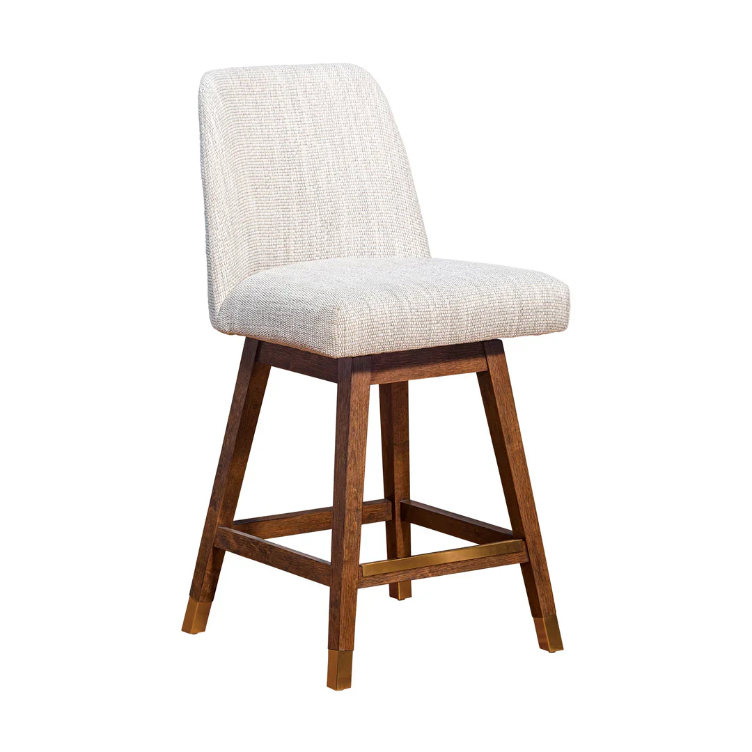 Amelia Modern Upholstered Counter Stool - Image 8