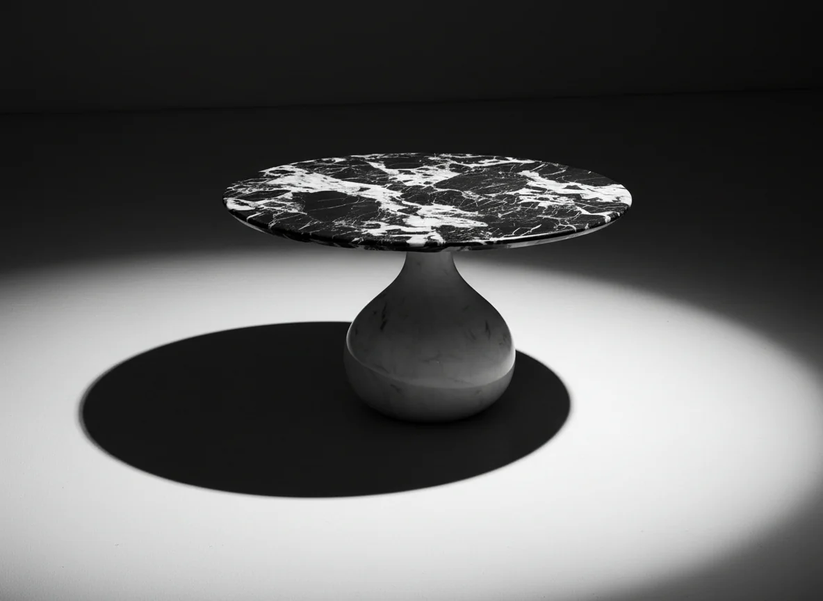 Anemone Marble Dining Table - Image 6