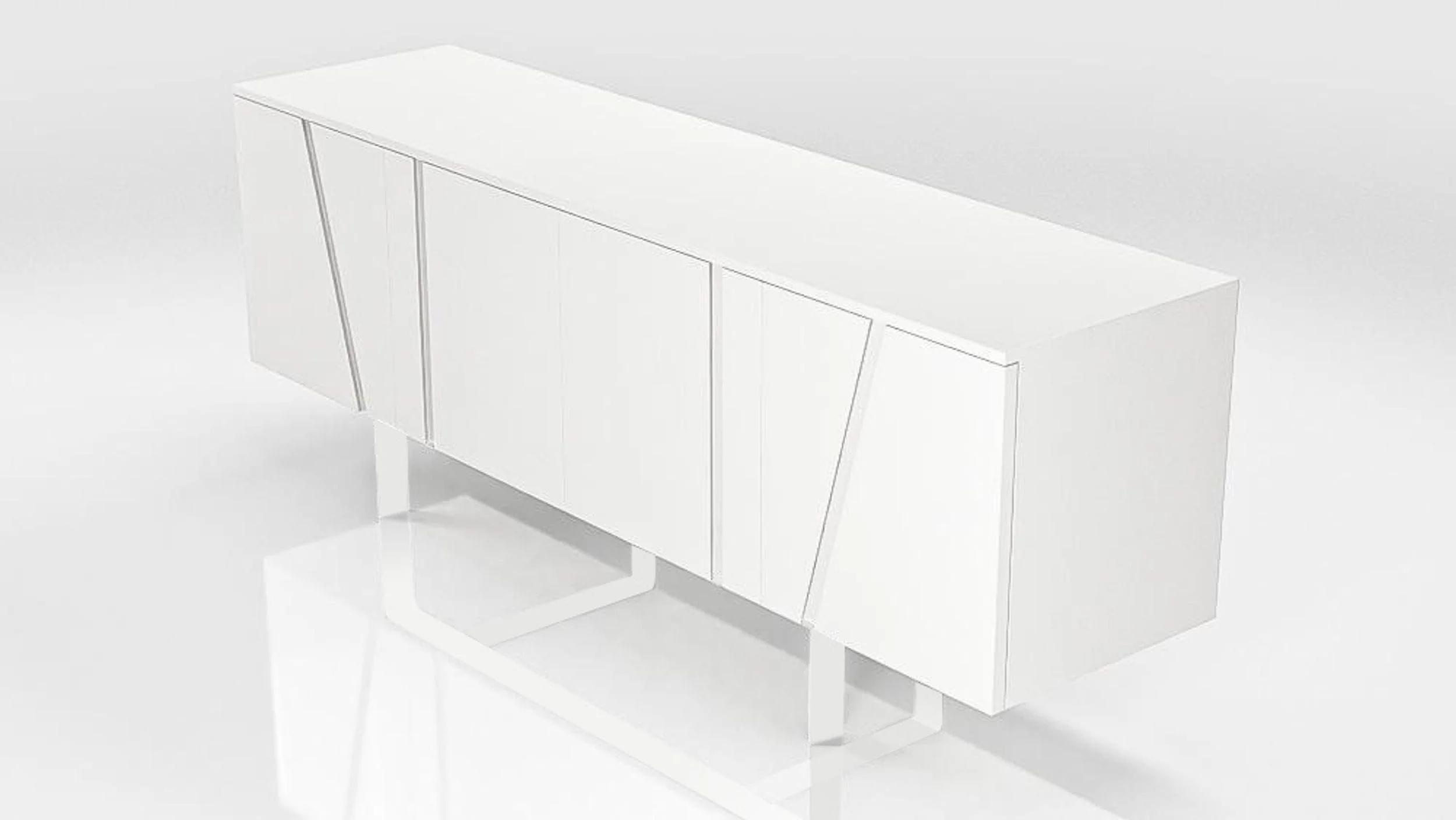 Angular White Buffet - Image 3