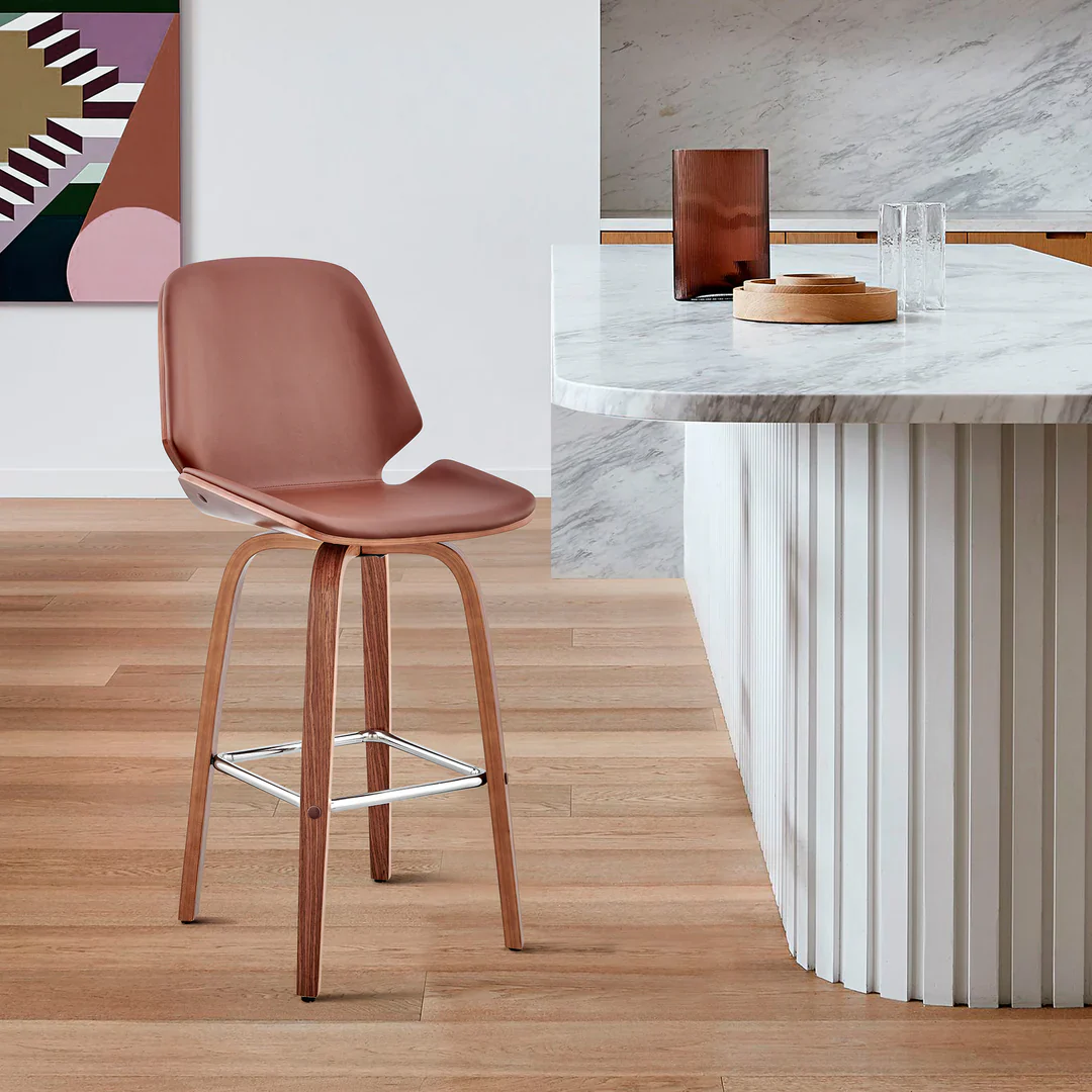 Arabela Modern Swivel Counter Stool - Image 7