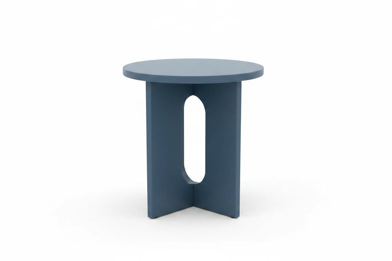 Arc Cut Side Table
