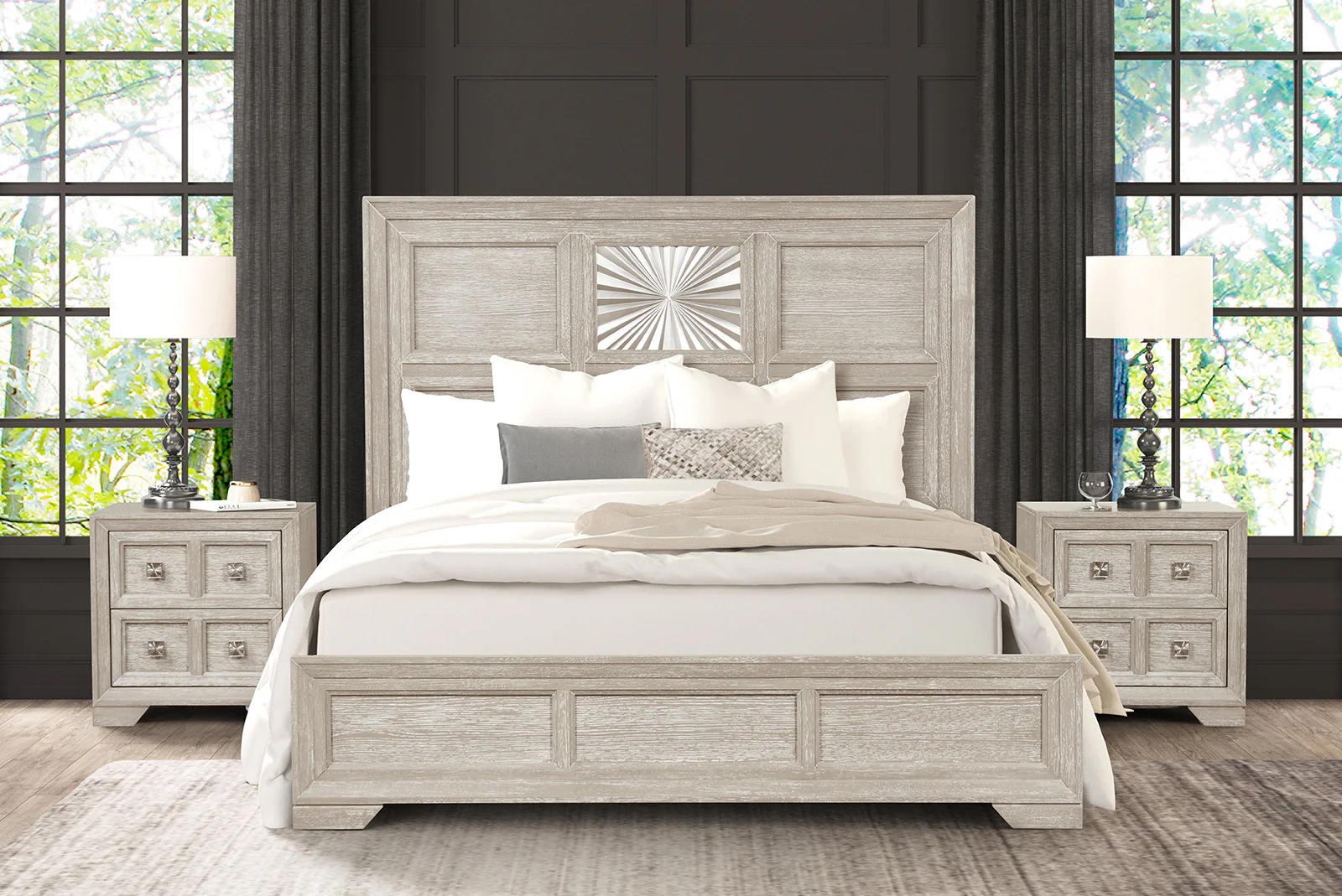 Argenthart Traditional Nightstand - Image 3