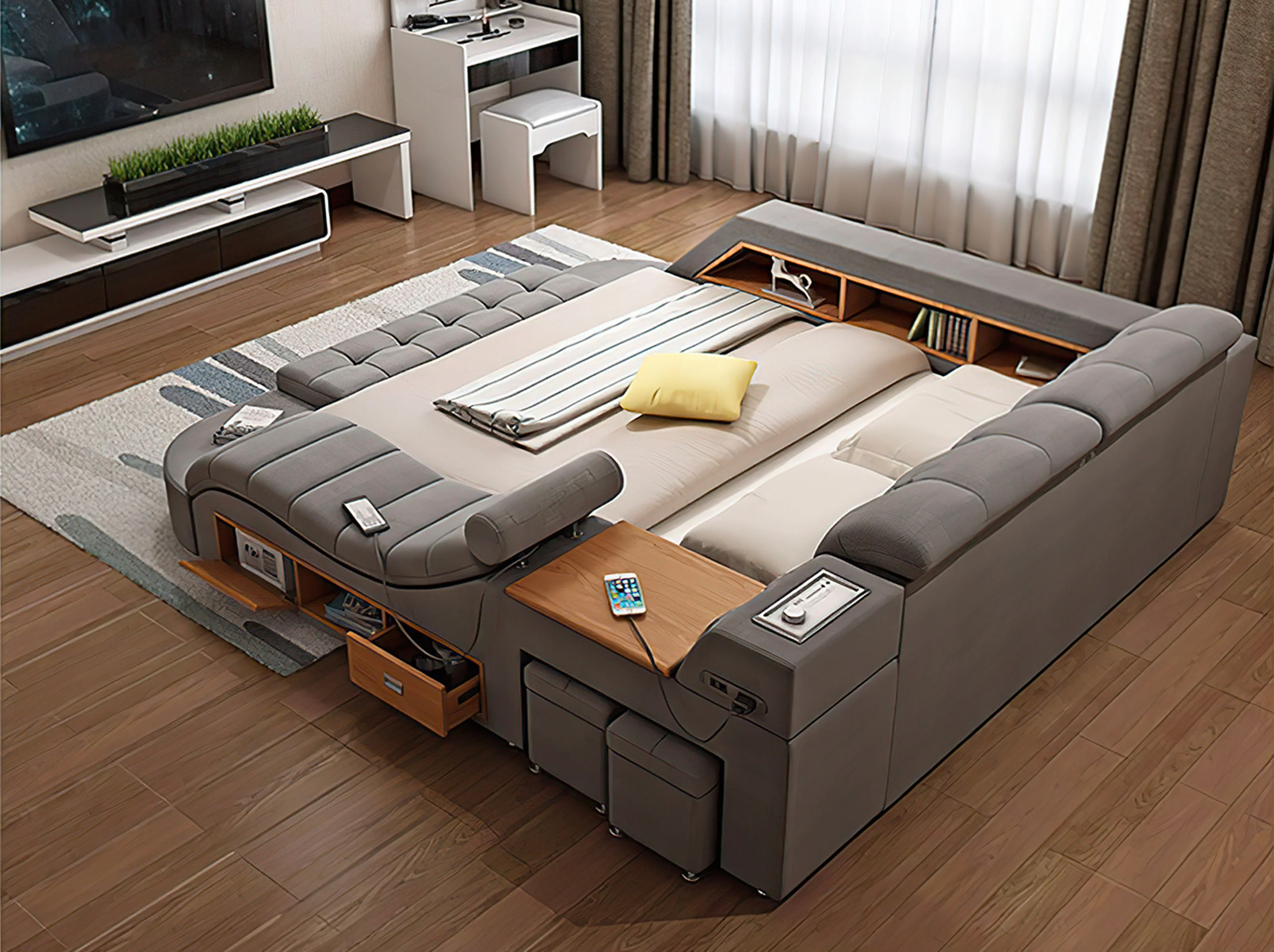 Ariana Multifunctional Smart Bed - Image 10