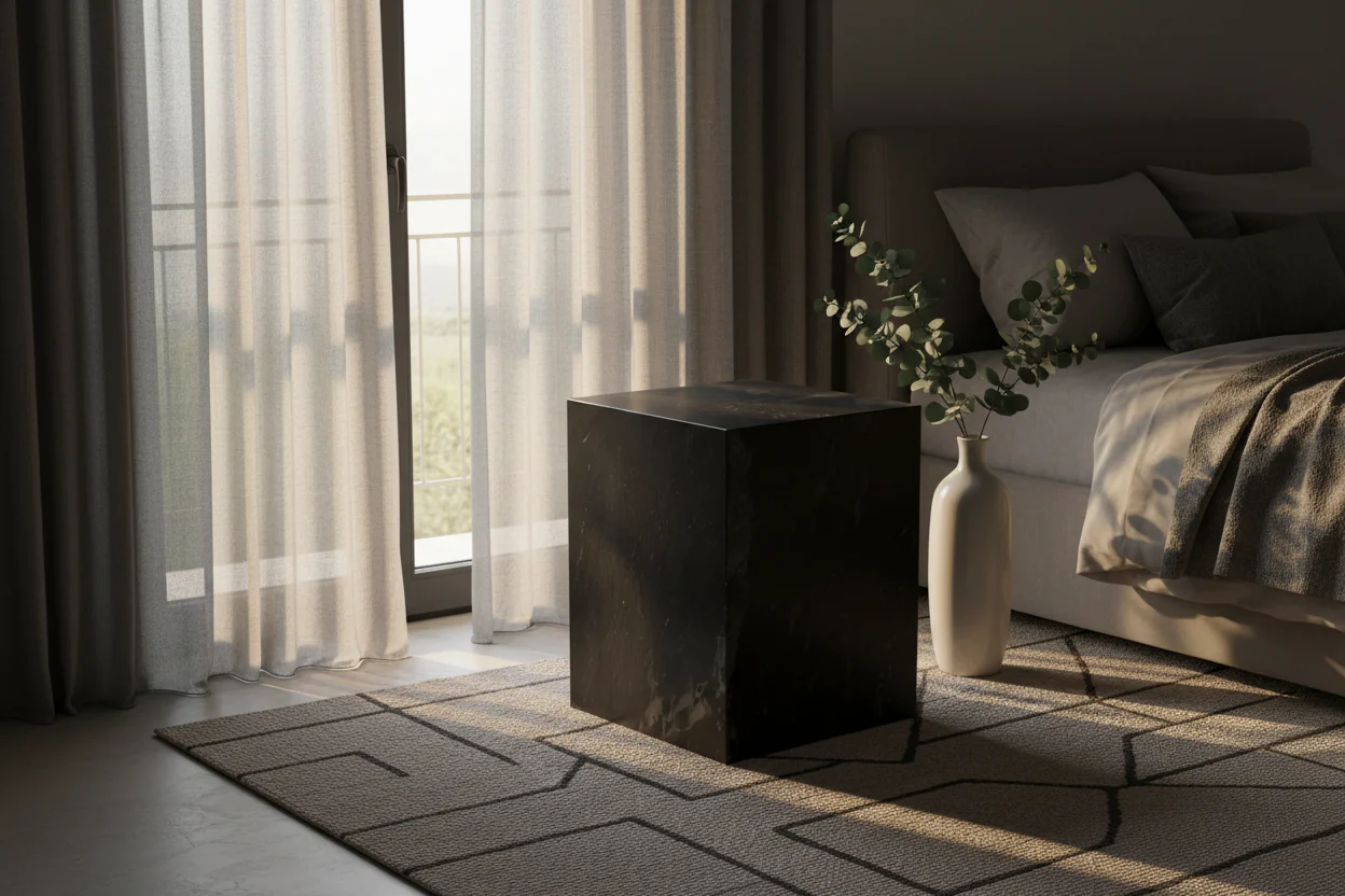 Ark Marble Coffee Table / End Table - Image 8