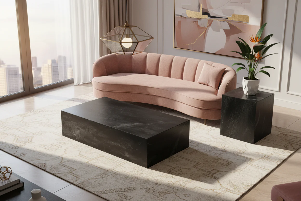 Ark Marble Coffee Table / End Table - Image 9
