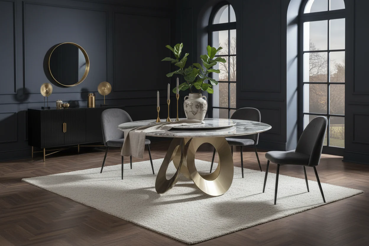 Arredo Disk Round Dining Table - Image 4