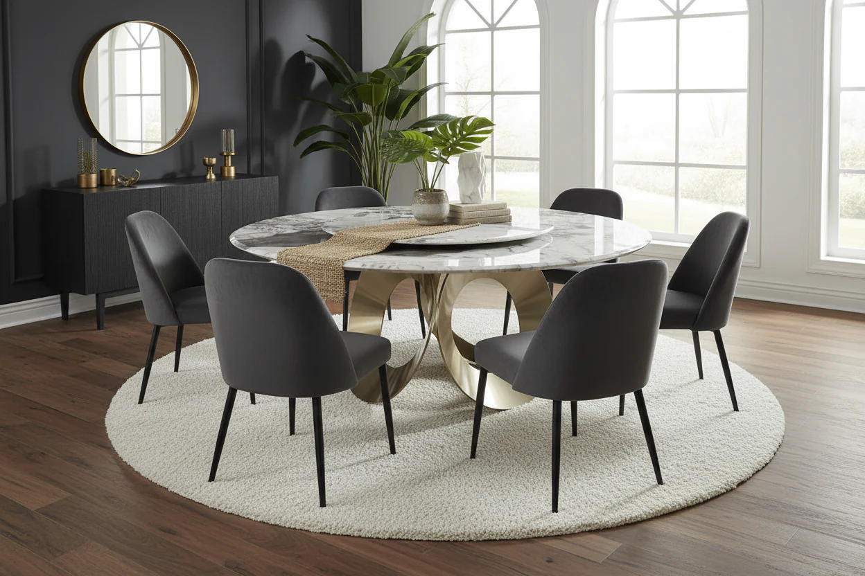Arredo Disk Round Dining Table - Image 5
