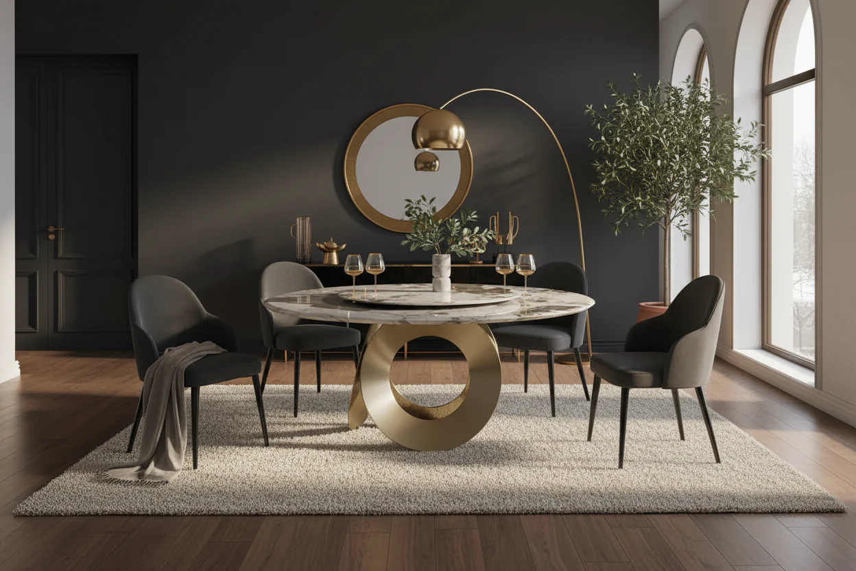 Arredo Disk Round Dining Table - Image 6