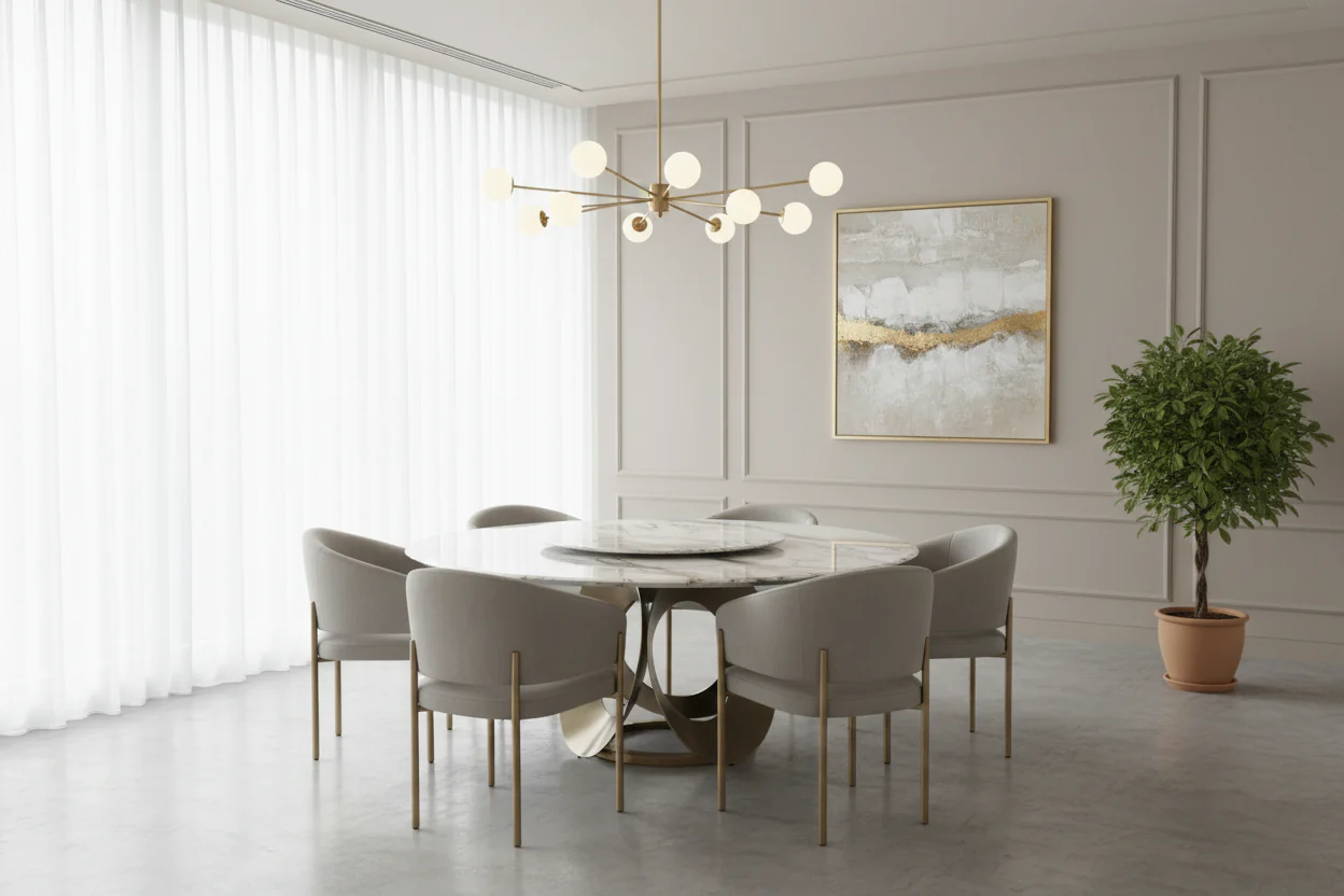 Arredo Disk Round Dining Table - Image 7