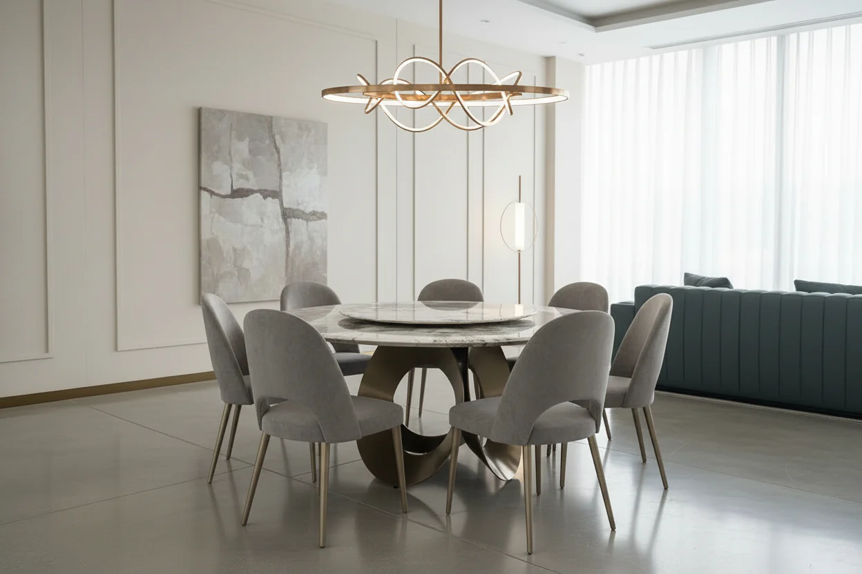 Arredo Disk Round Dining Table - Image 8