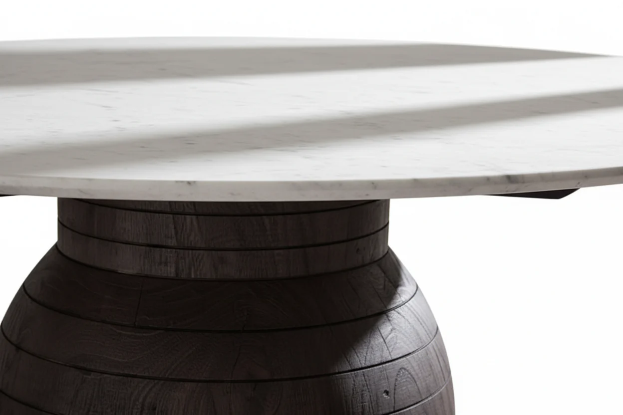 Ashe Round Marble Dining Table - Image 11