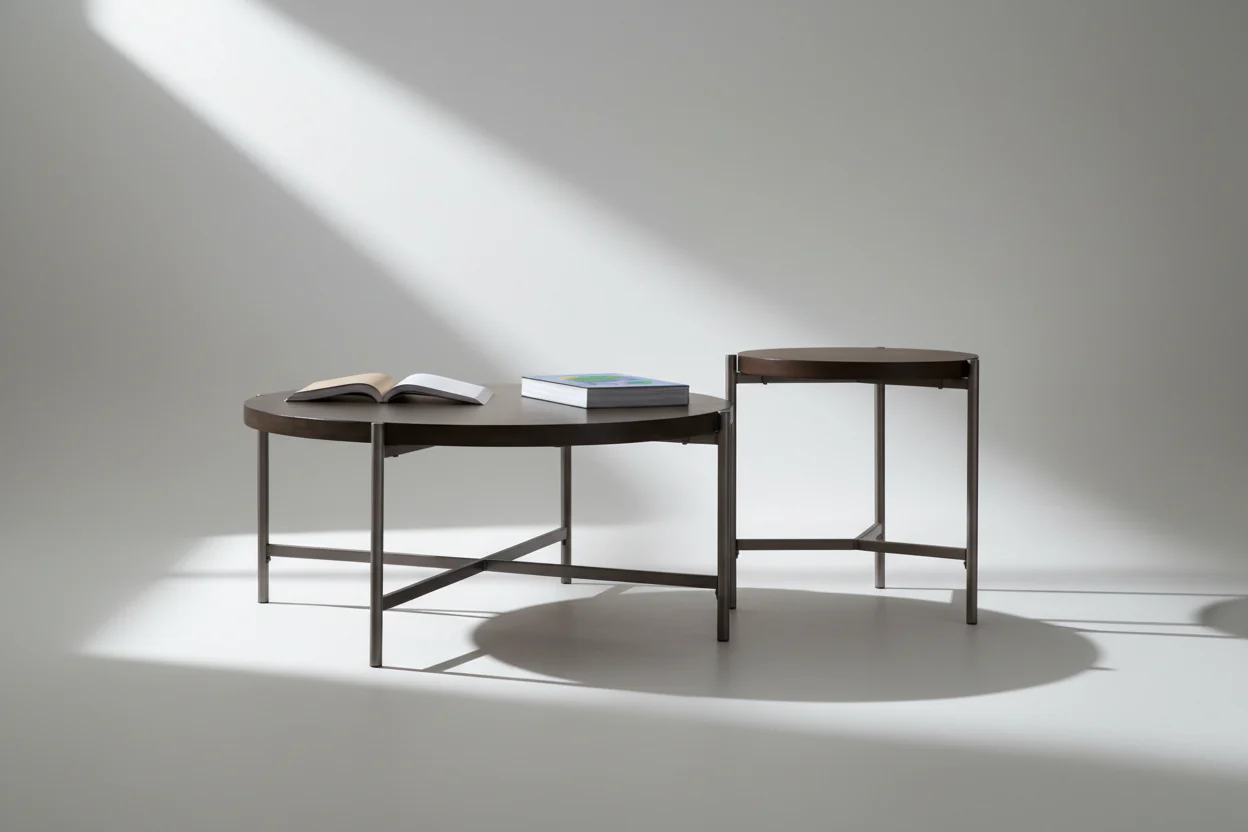 Atwood Round Coffee Table Set - Image 2