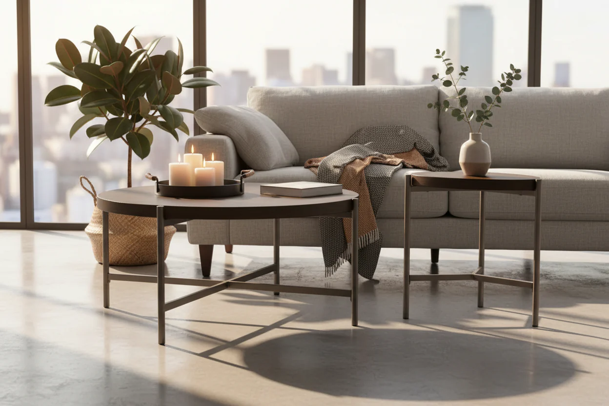 Atwood Round Coffee Table Set - Image 3