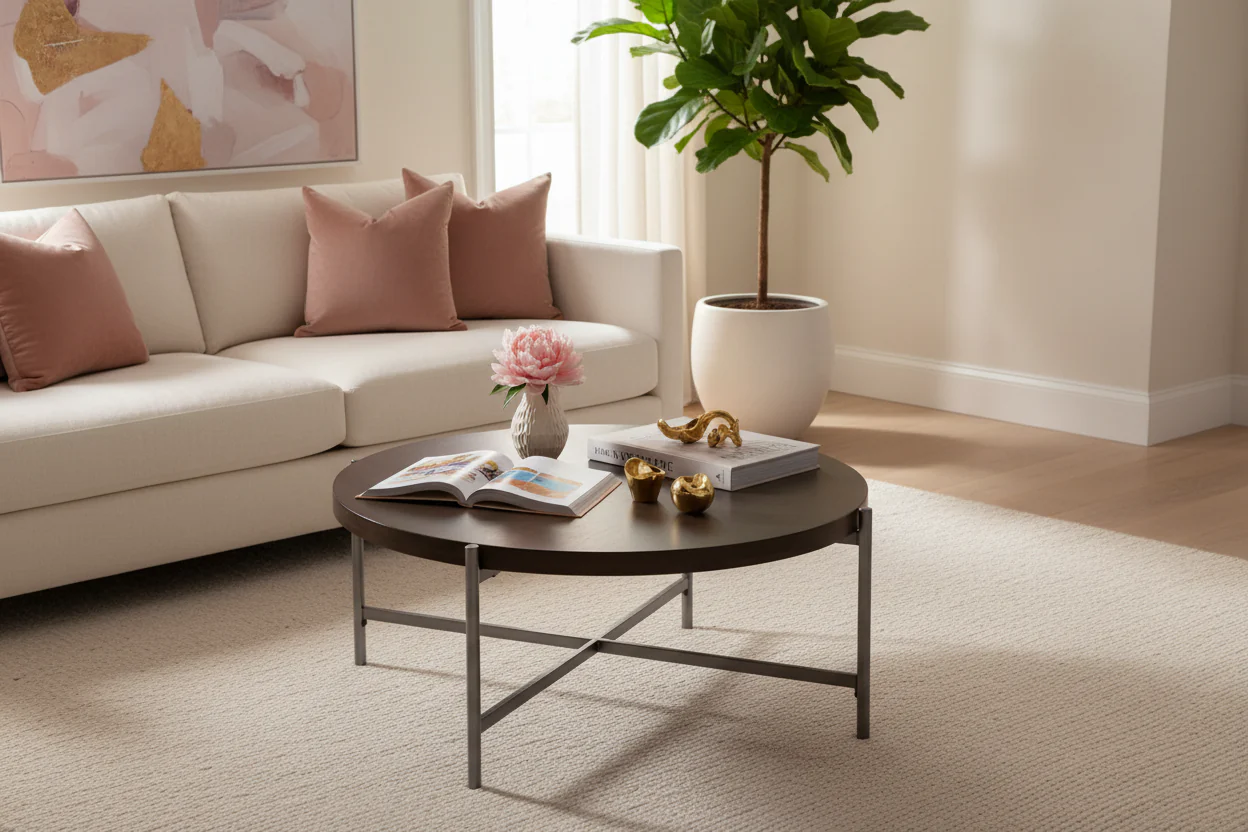 Atwood Round Coffee Table Set - Image 5