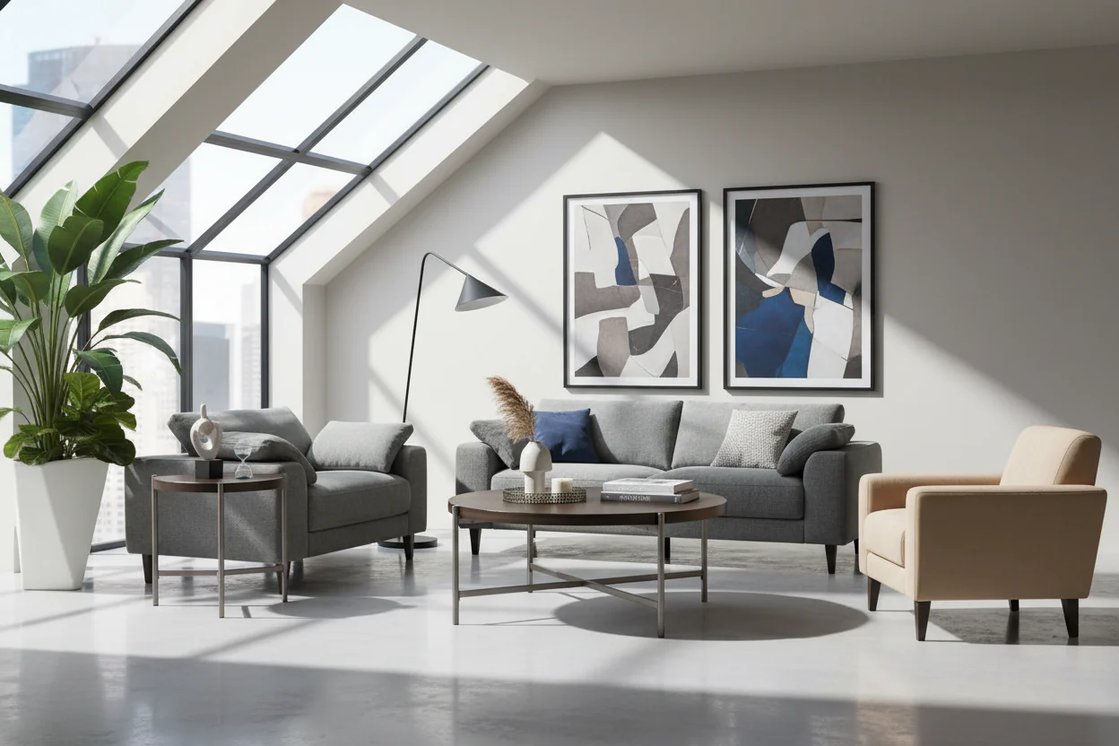 Atwood Round Coffee Table Set - Image 7