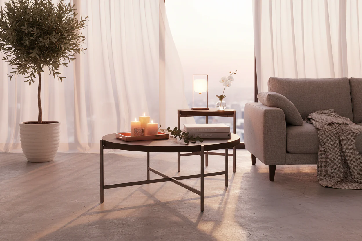 Atwood Round Coffee Table Set - Image 8