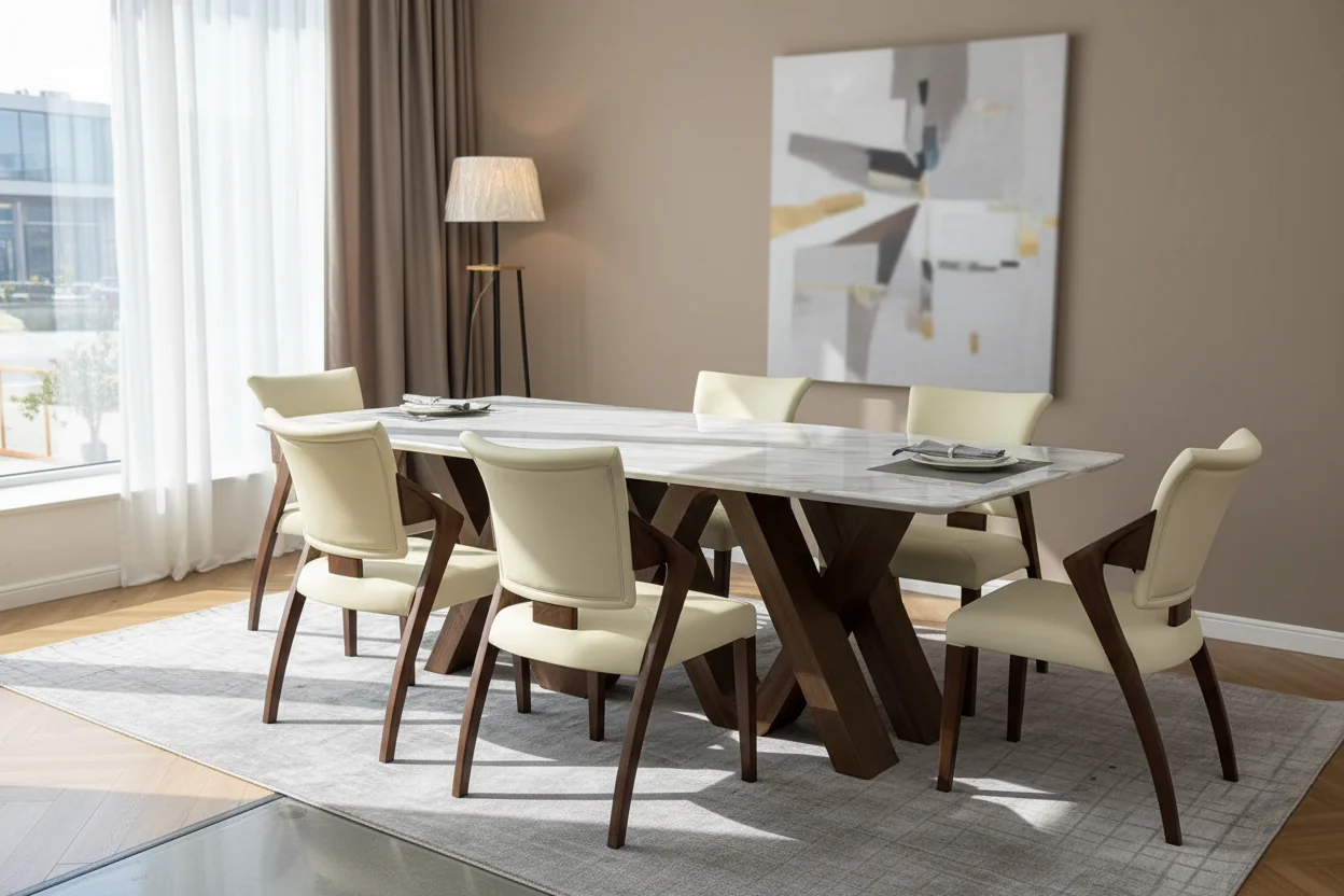 Aurelia Sculptural Dining Table - Image 4