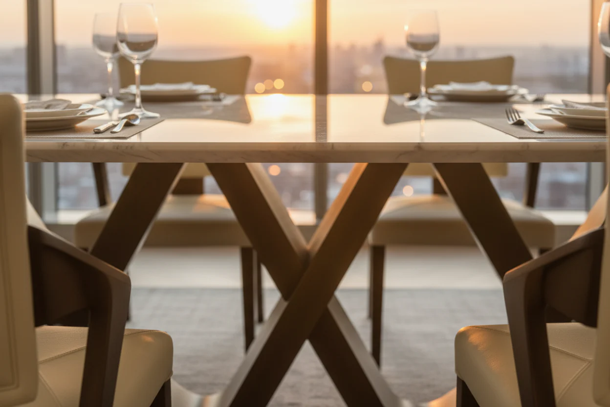 Aurelia Sculptural Dining Table - Image 5