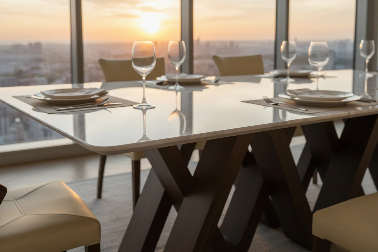 Aurelia Sculptural Dining Table - Image 6