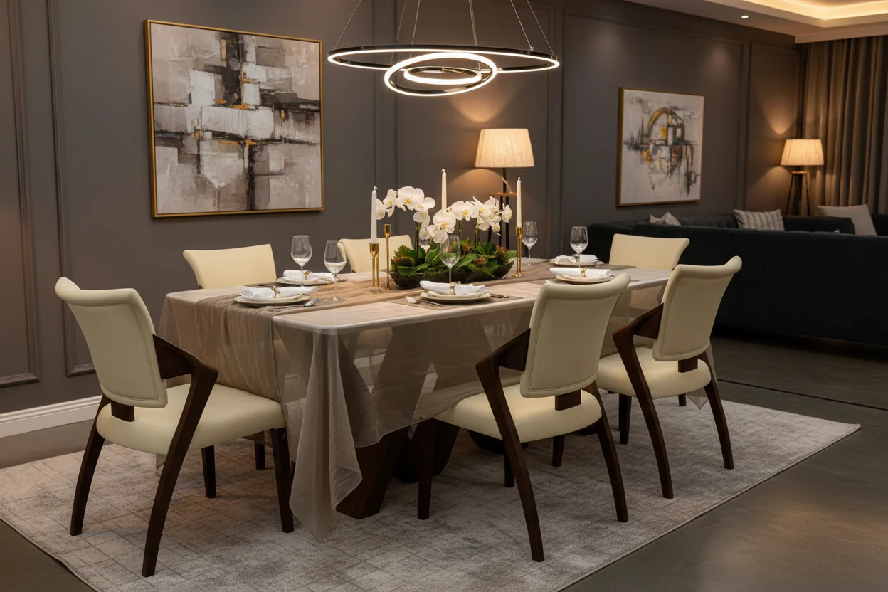 Aurelia Sculptural Dining Table - Image 8