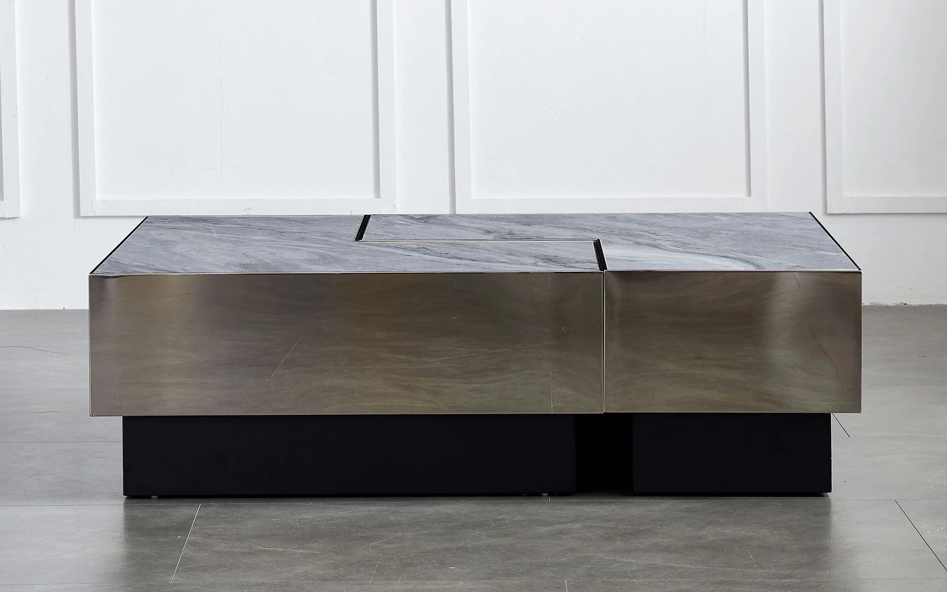 Aurelia Sintered Stone Rectangle Coffee Table - Image 21