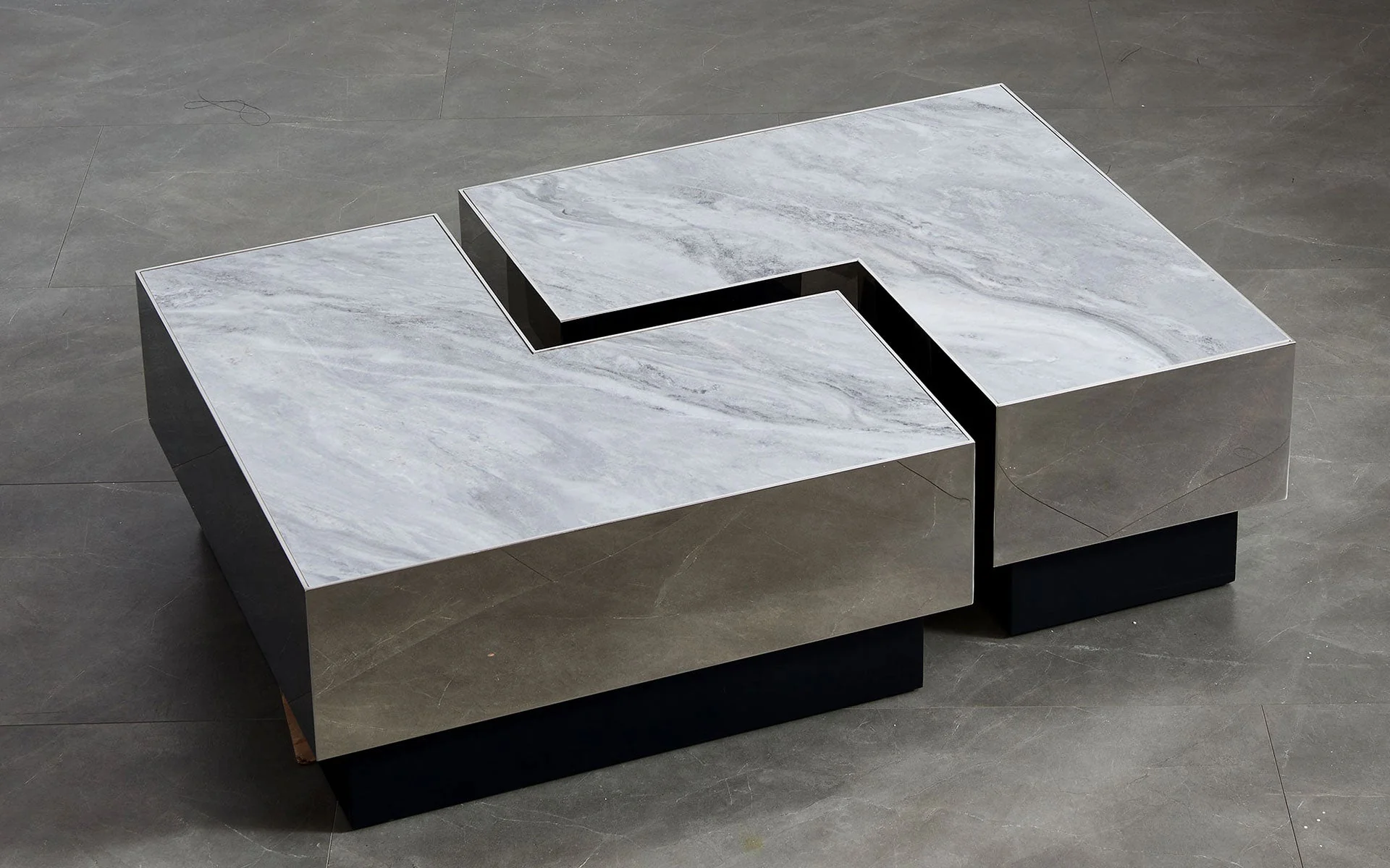Aurelia Sintered Stone Rectangle Coffee Table - Image 9