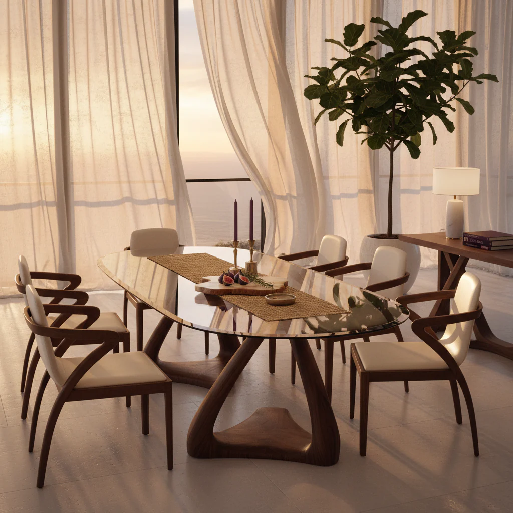 Aurora Edge Dining Table - Image 2