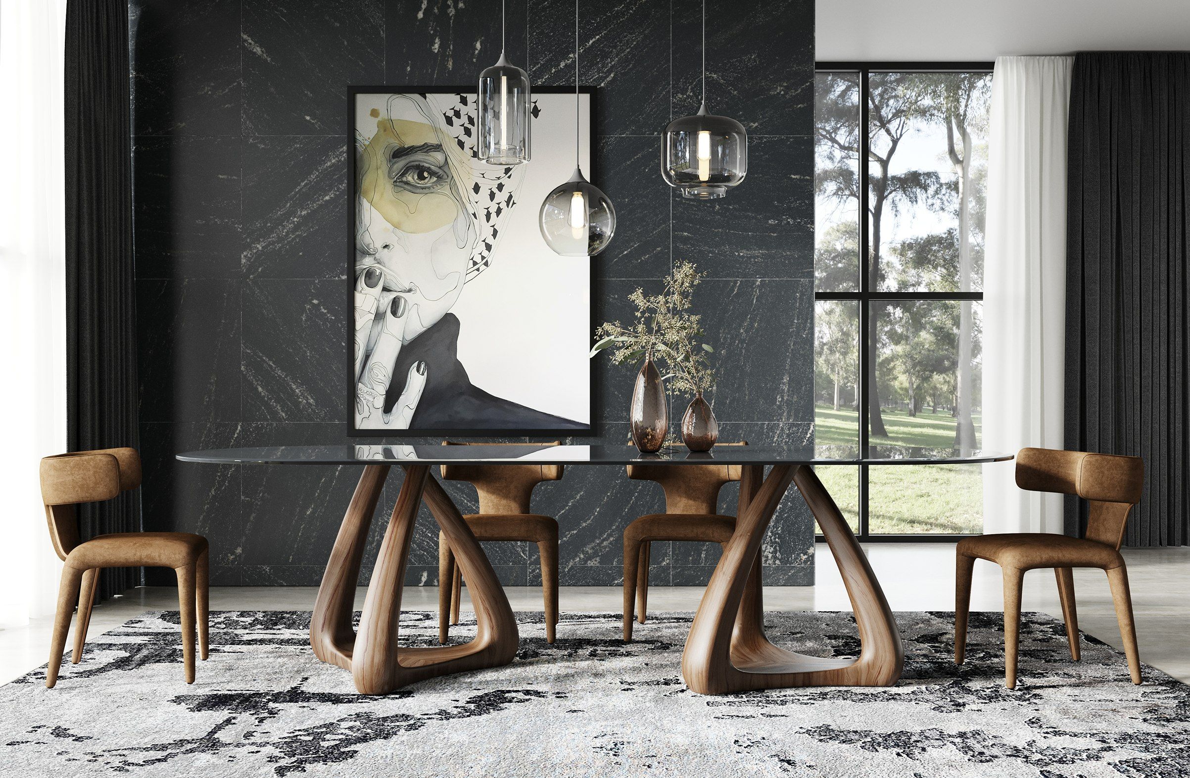 Aurora Edge Dining Table - Image 7