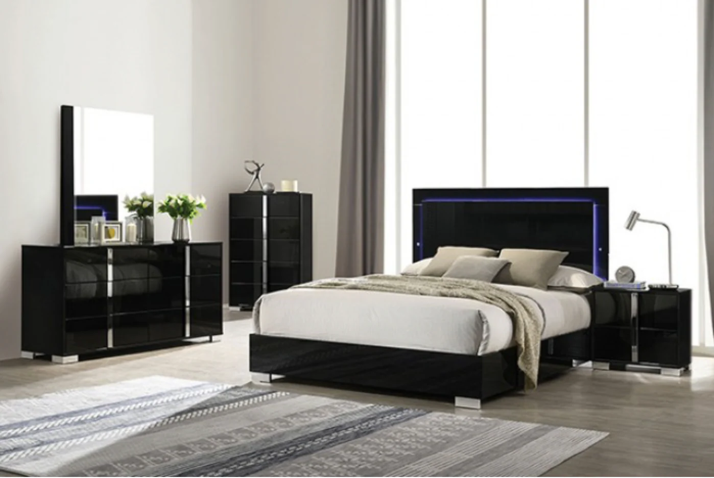 Aurora LED Panel Bed Set - Image 12