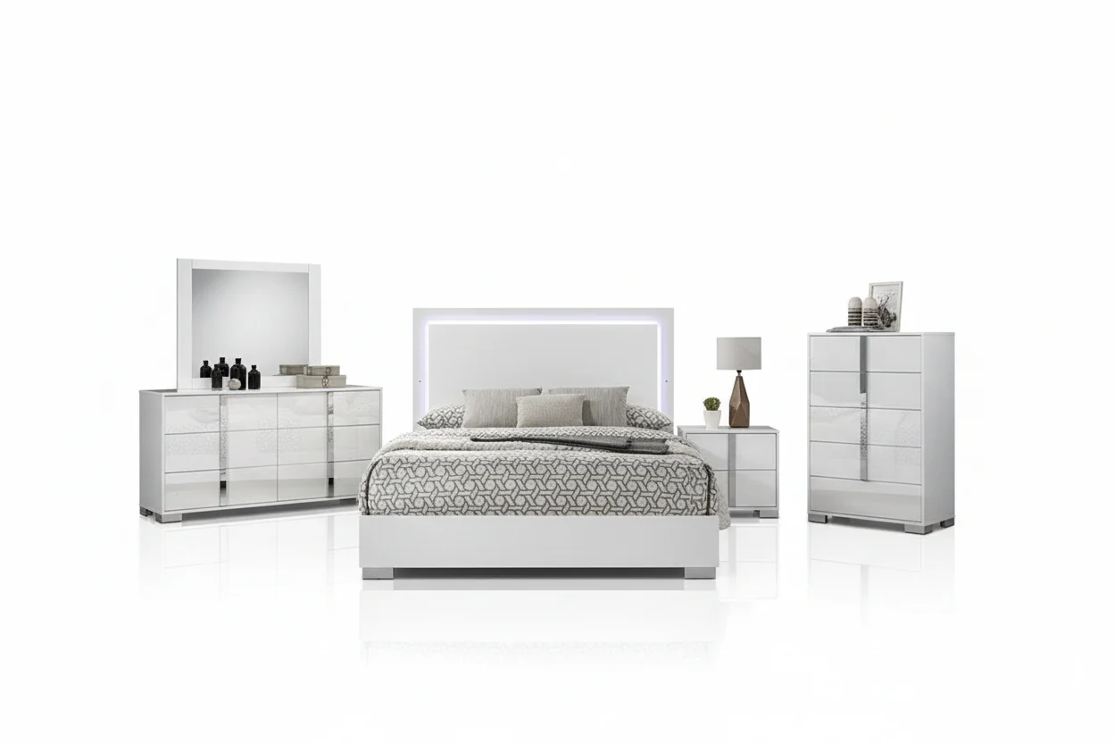Aurora LED Panel Bed Set - Image 5