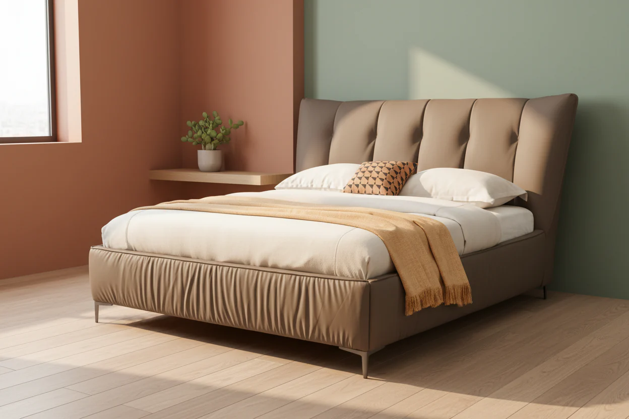 Aurora Luxe Upholstered Bed - Image 3