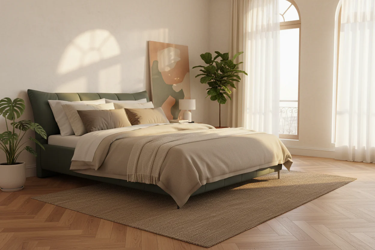 Milan Contemporary Bed - Image 4