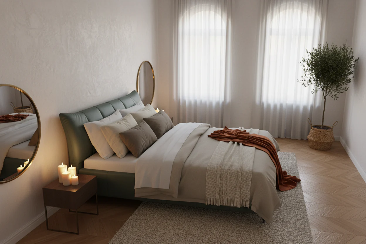 Milan Contemporary Bed - Image 5