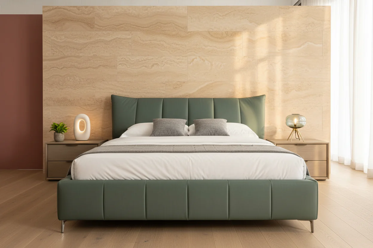 Milan Contemporary Bed - Image 8