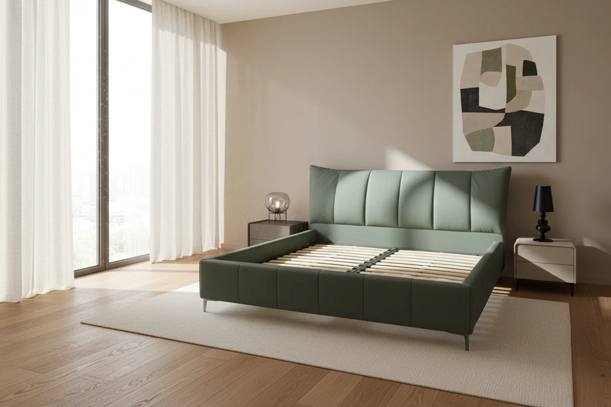 Milan Contemporary Bed - Image 9